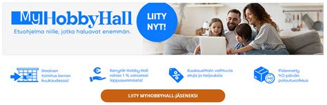 Hobby Hall alennuskoodit & tarjoukset joulukuu 2024